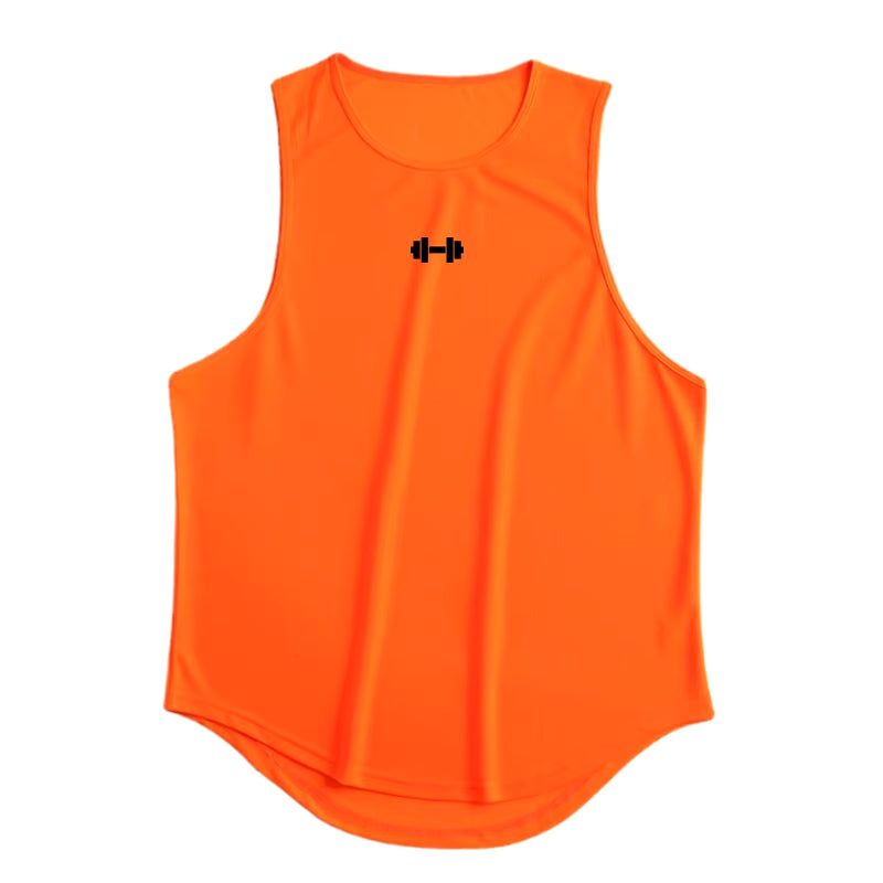 Summer Men'S Gym Tank Top Fitness Training Clothing Quick-Drying Loose Bodybuilding Sleeveless Shirt Men Fashion Basketball Vest