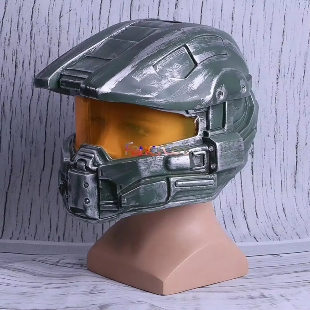 Halo 4: Forward Unto Dawn Cosplay Master Chief Helmet Halloween Cosplay Cap Helmet PVC Mask Props Mask for Men Halloween Mask