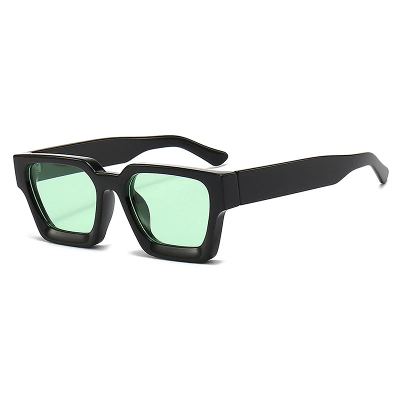 Ins Popular Women Square Sunglasses Retro Men Tinted Shades UV400