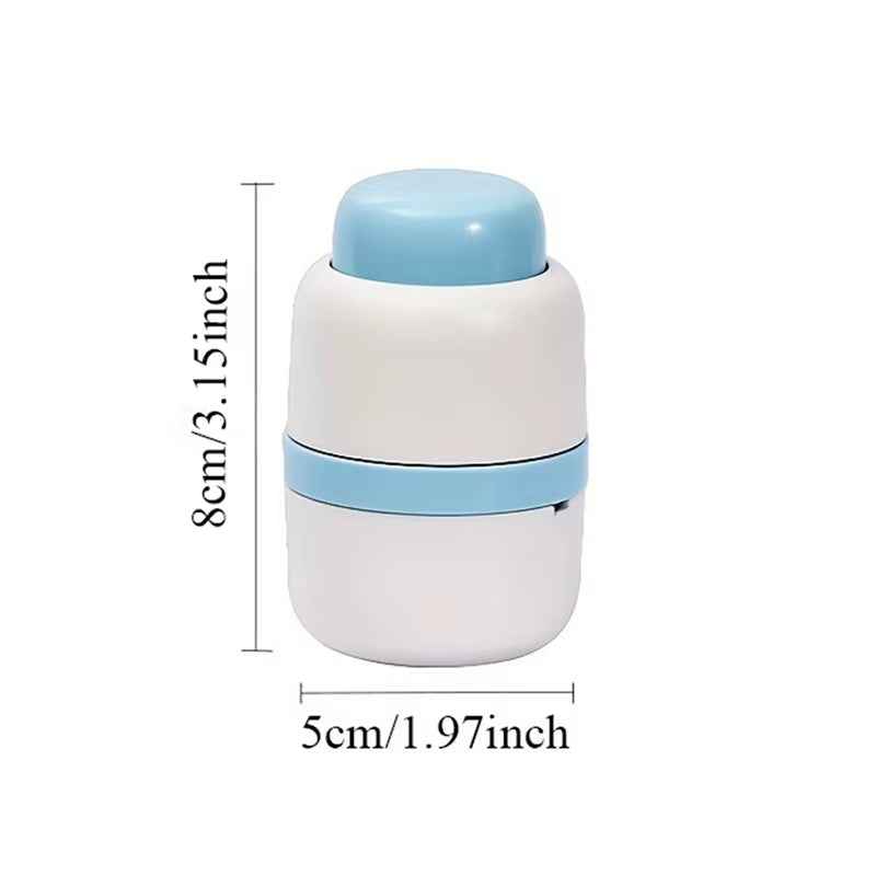 Pill Cutter Medicine Splitter Storage Box 1/4 1/2 Medication Cutter Portable Medicine Storage Tablet Slicer Home Pill Dispenser